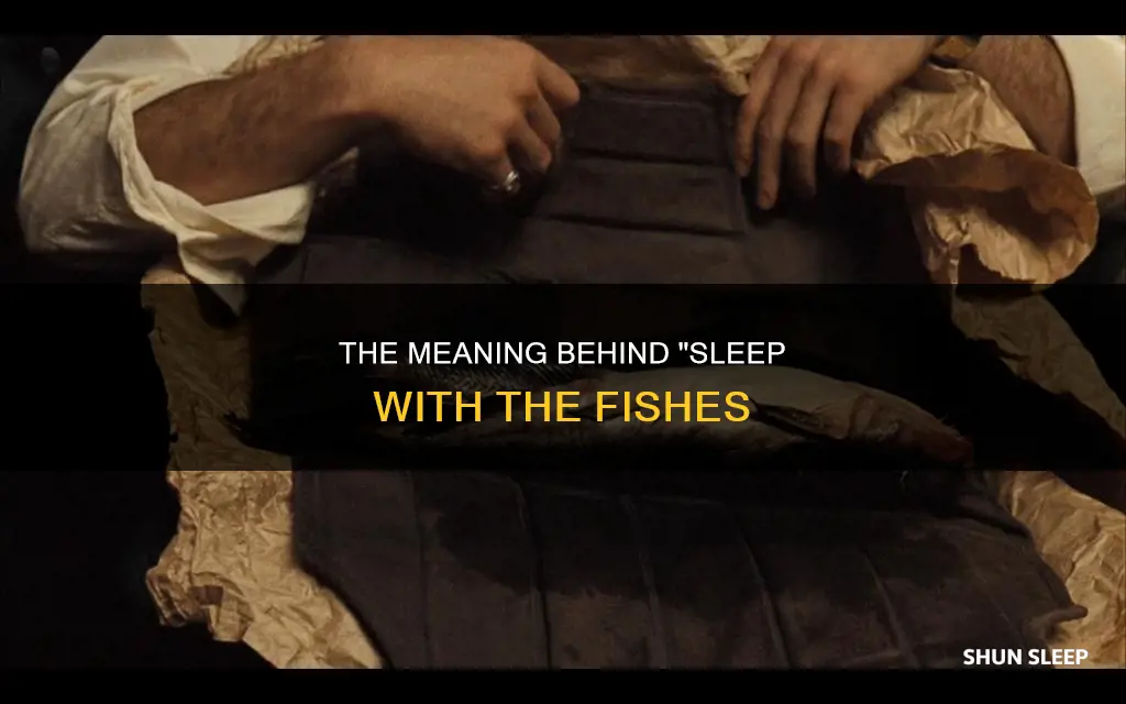 what does sleep with the fish mean