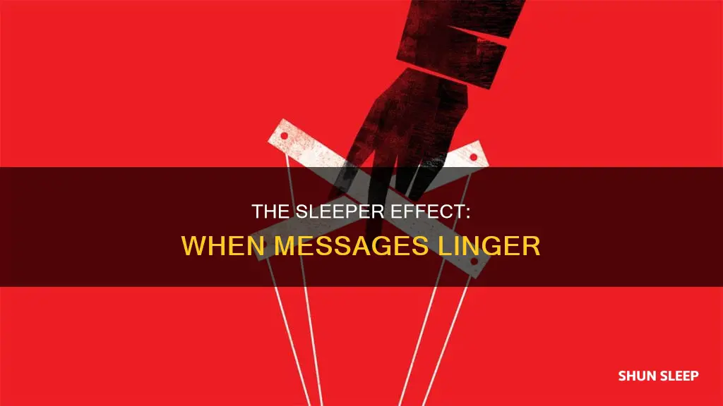 what does sleeper effect mean