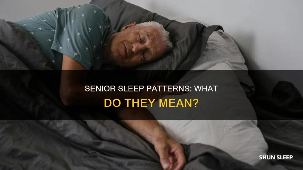what does sleeping a lot mean in the elderly