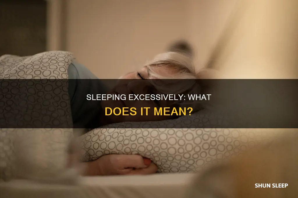 what does sleeping alot mean