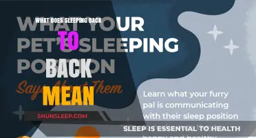 Sleeping Positions: Back-to-Back, What Does It Mean?