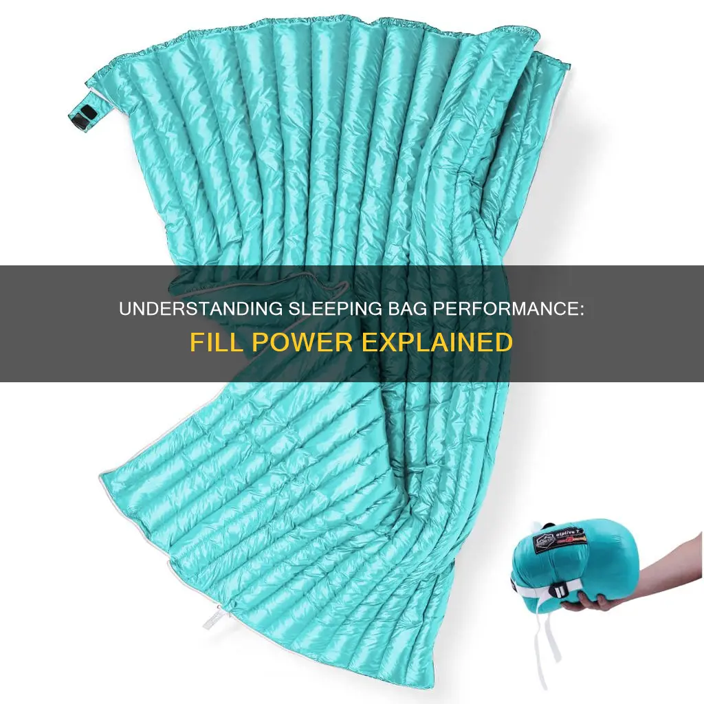 what does sleeping bag fill power mean