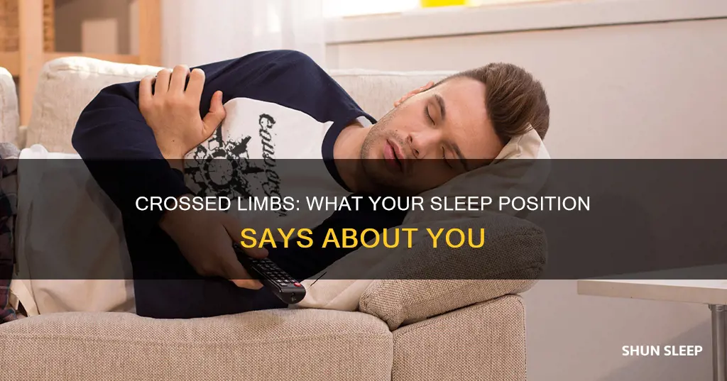 what does sleeping crossed mean
