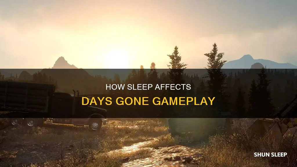 what does sleeping do in days gone