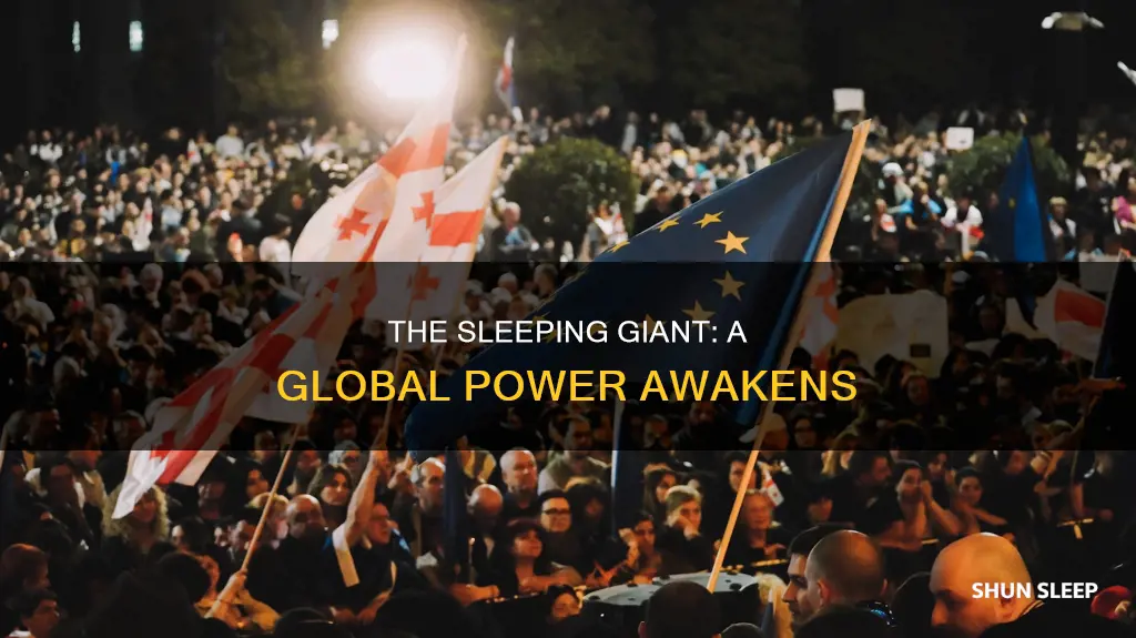 what does sleeping giant on the international stage mean