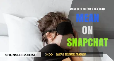What Does Sleeping in a Chair Mean on Snapchat?