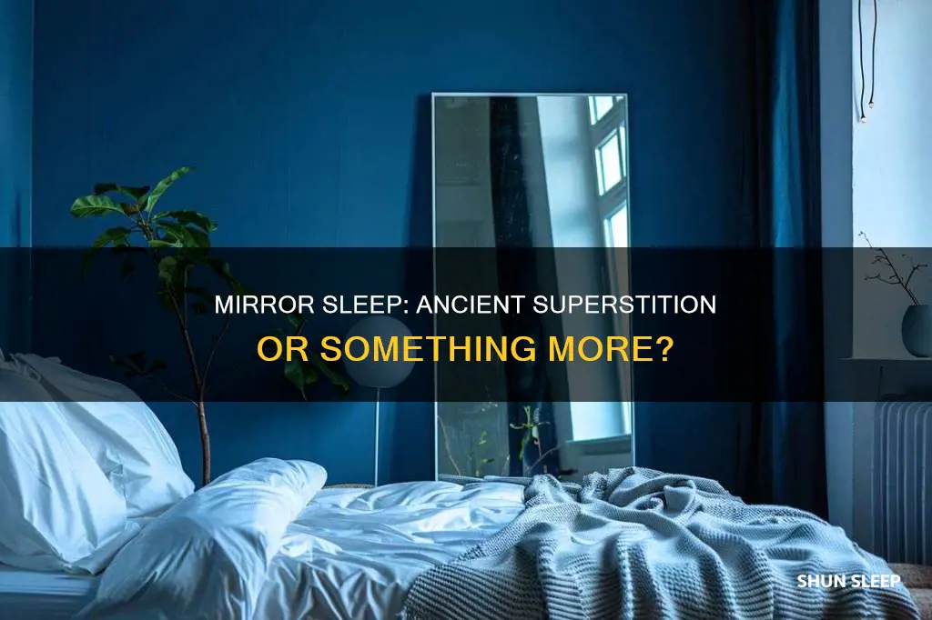 what does sleeping in front of a mirror mean