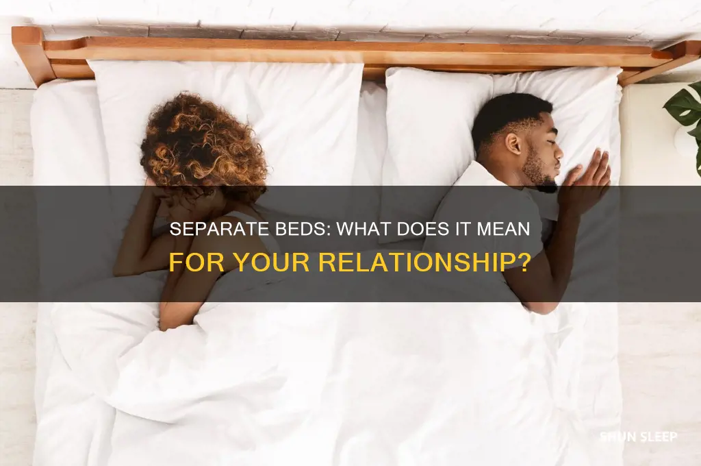 what does sleeping in separate rooms mean