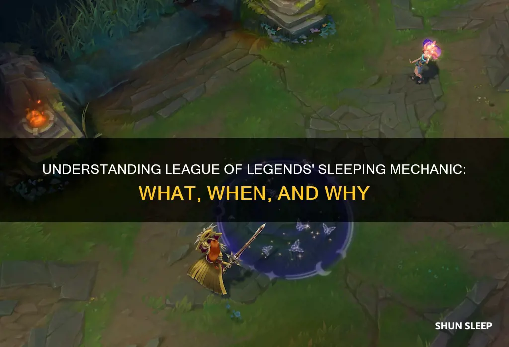 what does sleeping mean in league of legends