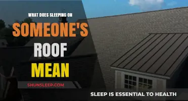 The Meaning of Sleeping on Someone's Roof