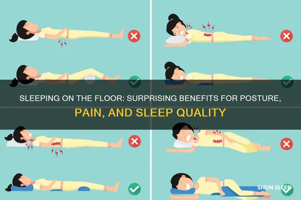 what does sleeping on the floor help with