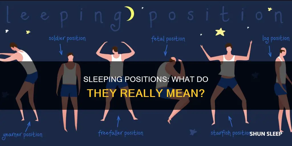 what does sleeping position mean