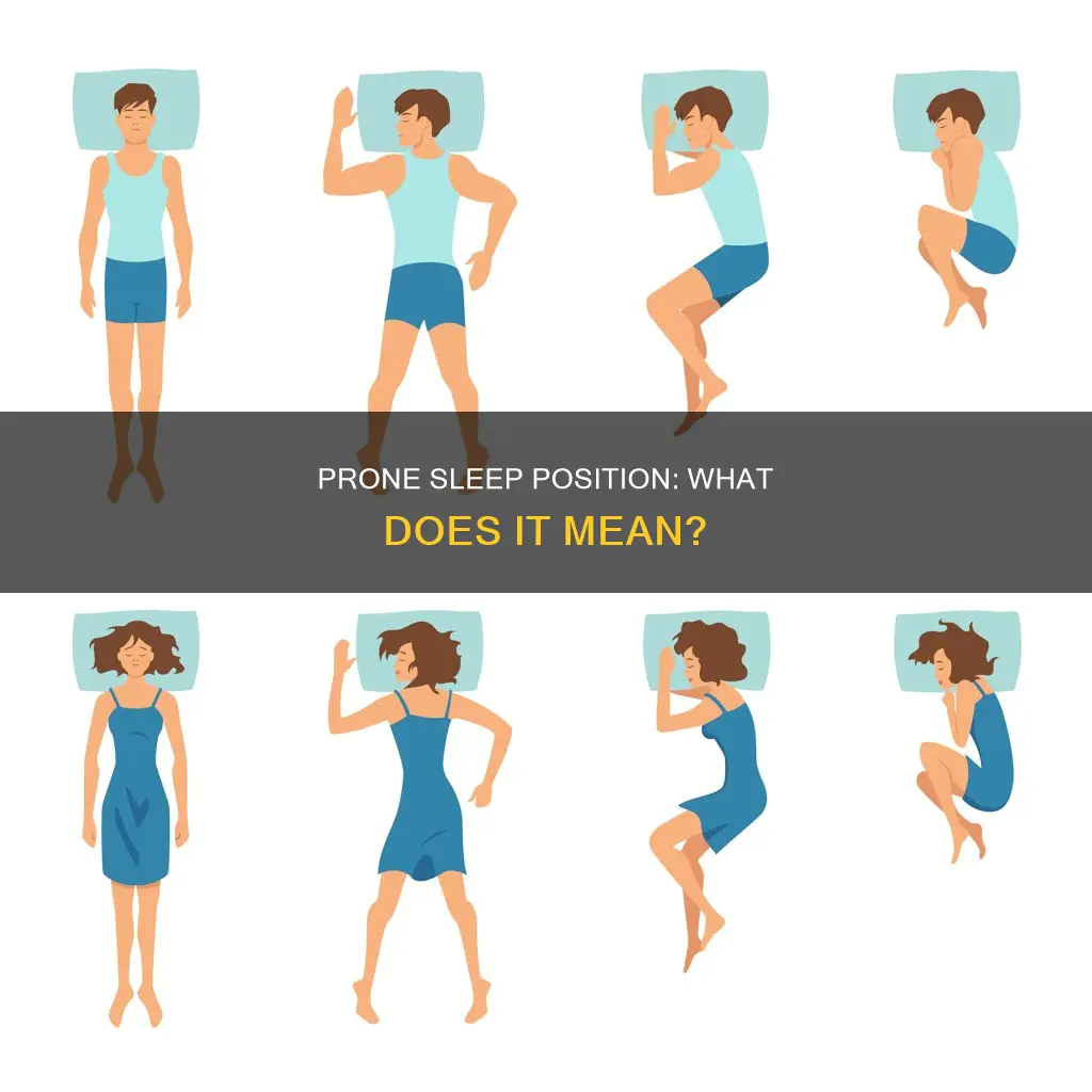 what does sleeping prone mean
