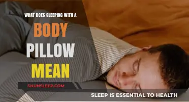 Body Pillow Sleeping: What Does It Mean?