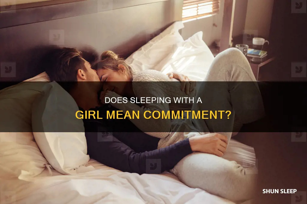 what does sleeping with a girl mean