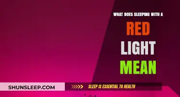 Red Light Sleep: What Does It Mean?