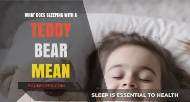 Teddy Bear Sleep: Comfort, Security, and You