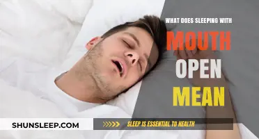 Sleeping with Mouth Open: What Does It Mean?
