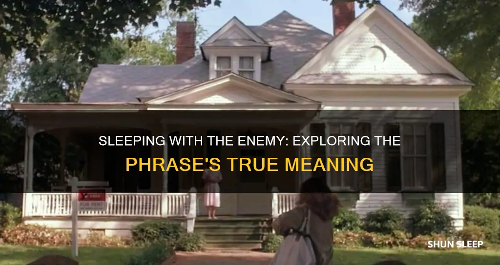 what does sleeping with the enemy mean