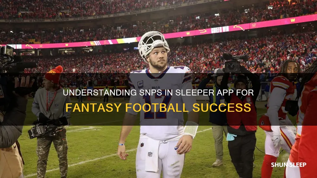 what does snp mean in sleeper app fantasy football