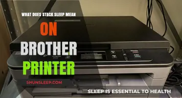 Understanding Stack Sleep Mode on Brother Printers