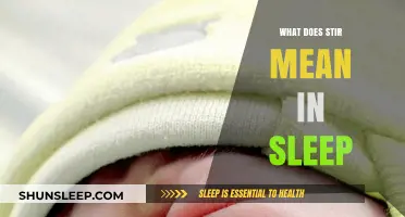 Understanding Sleep: Stirring and Its Meaning