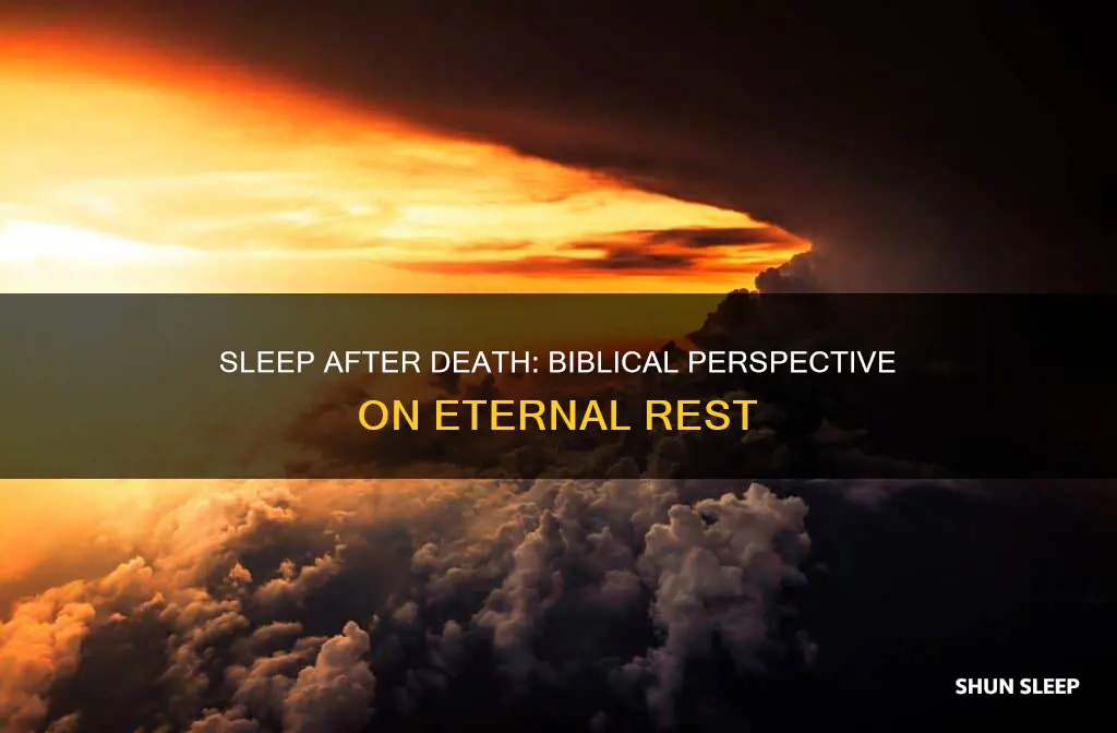what does the bible mean by sleep after death