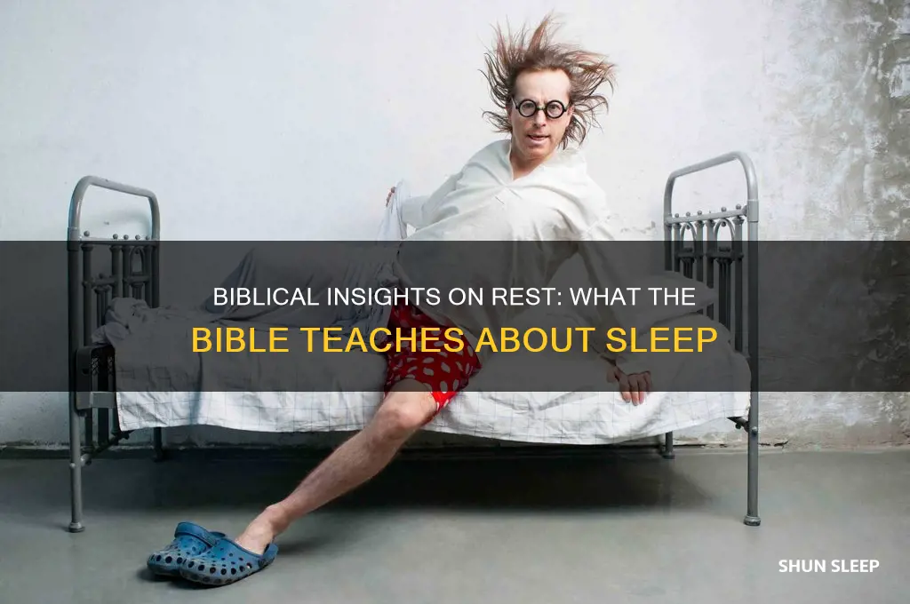 what does the bible say about getting enough sleep