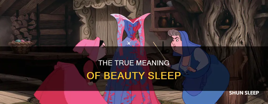 what does the idiom beauty sleep mean