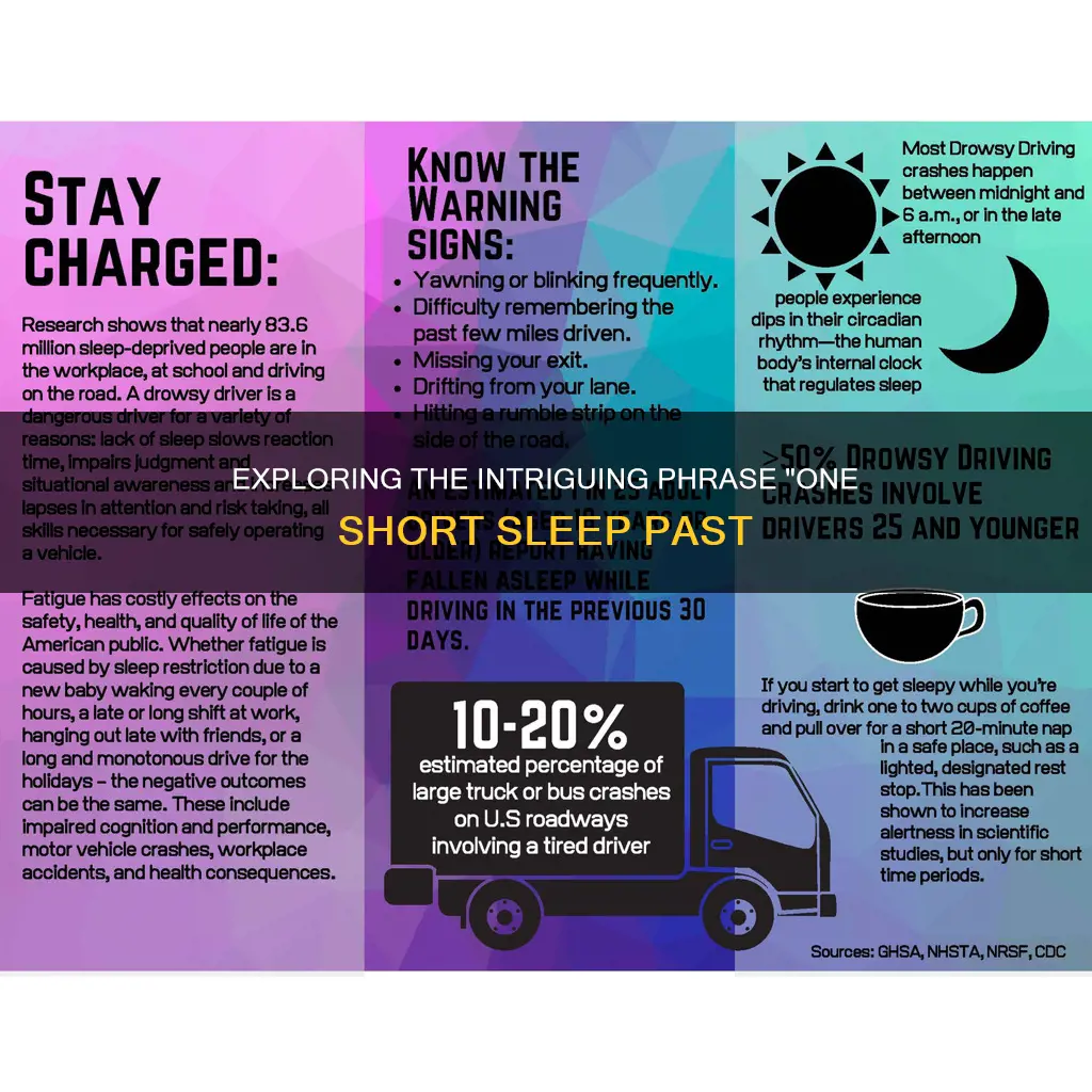 what does the phrase one short sleep past mean