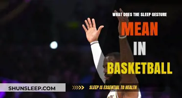 Sleep Gesture: A Basketball Player's Secret Weapon