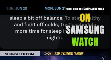Understanding Sleep Scores on Your Samsung Watch