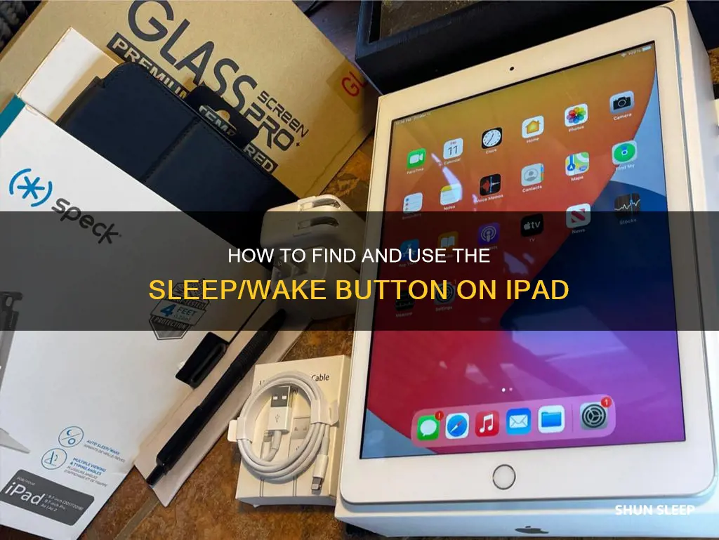 what does the sleep wake button look like on ipad