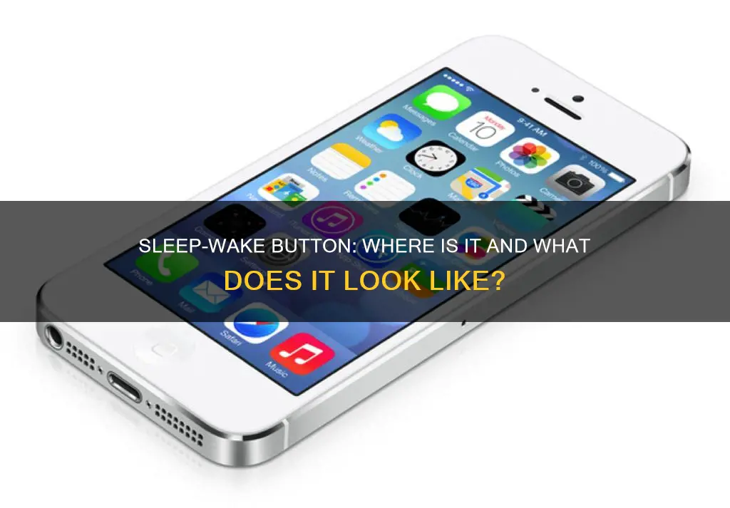 what does the sleep wake button look like