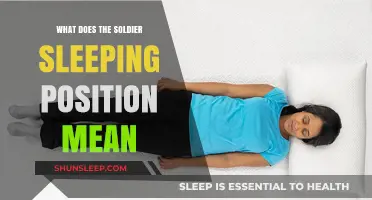 Soldier Sleeping Position: What Does It Mean?