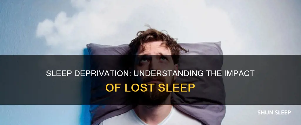 what does the term lack of sleep mean