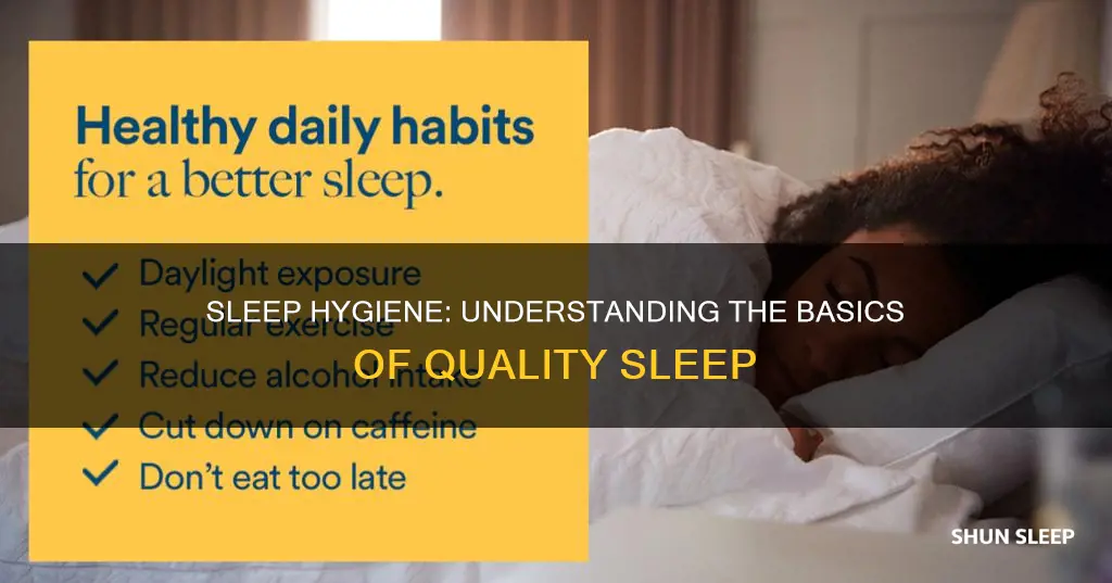 what does the term sleep hygiene mean