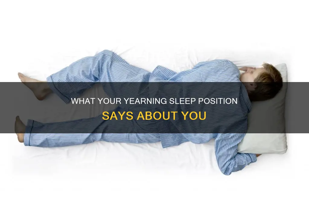 what does the yearner sleeping position mean