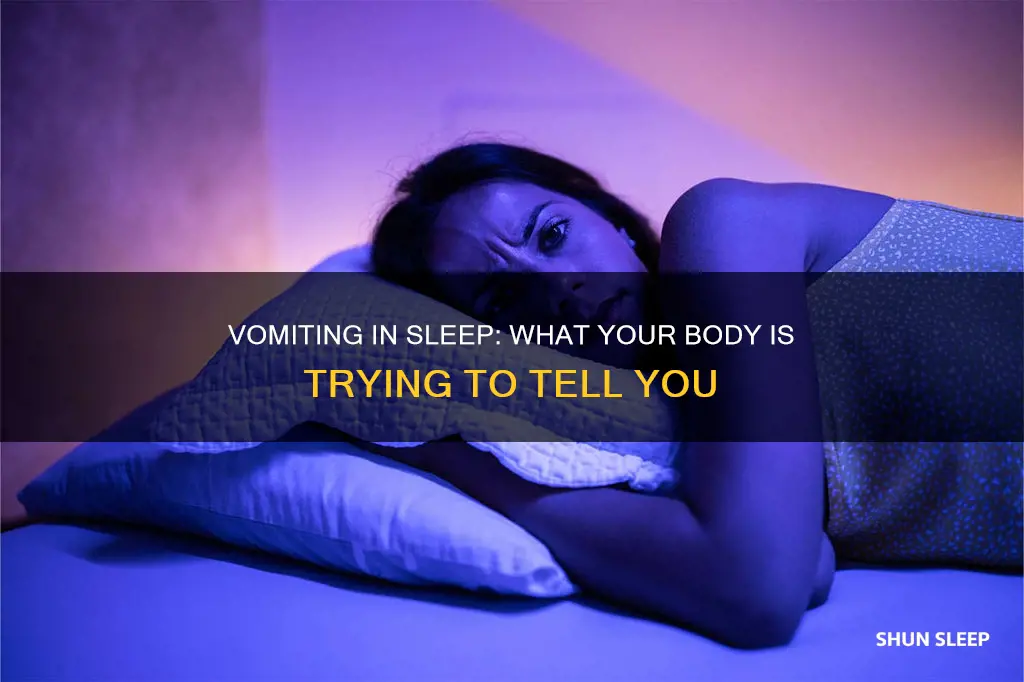 what does throwing up in your sleep mean