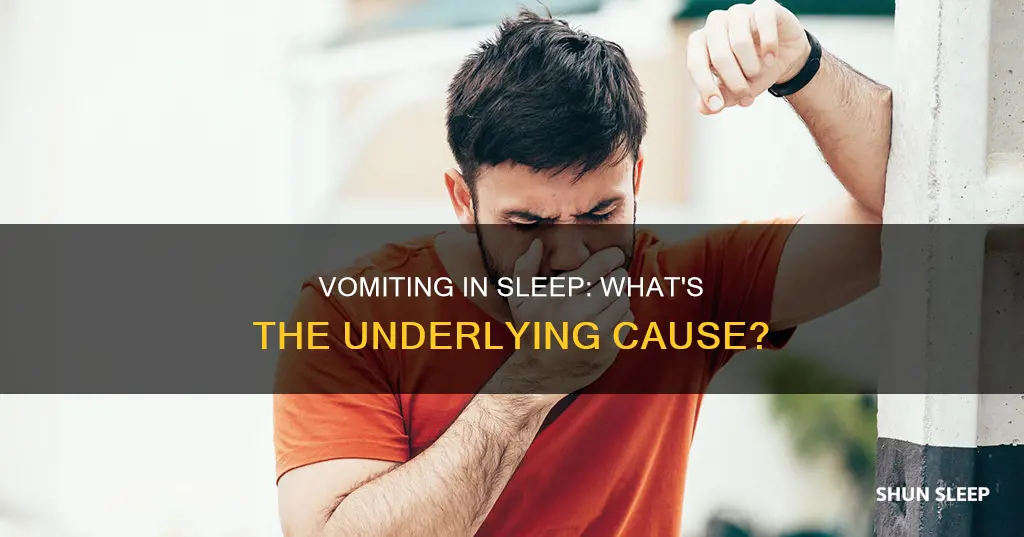 what does vomiting in your sleep mean