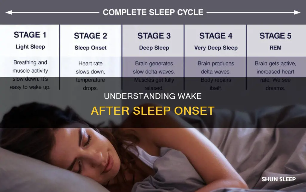 what does wake after sleep onset mean