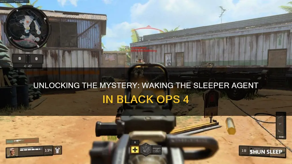what does wake the sleeper agent mean black ops 4
