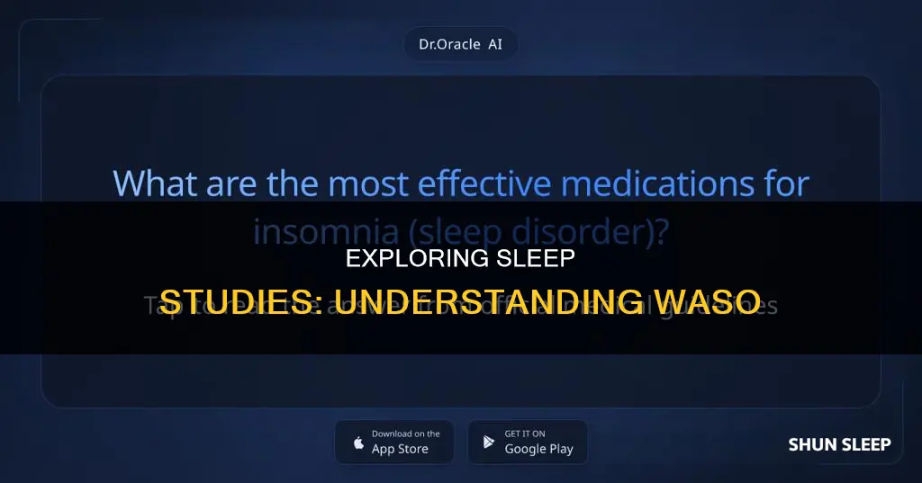 what does waso mean in sleep study