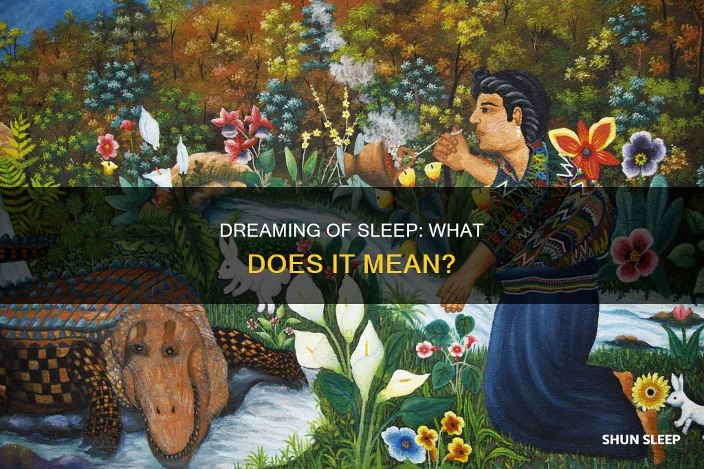 what does watching yourself sleep mean