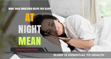 Whatever Helps You Sleep at Night: Unpacking the Meaning Behind the Phrase
