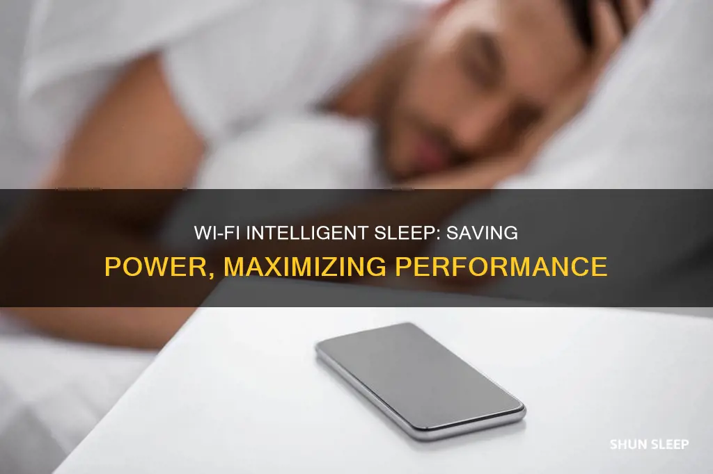 what does wi-fi intelligent sleep mean