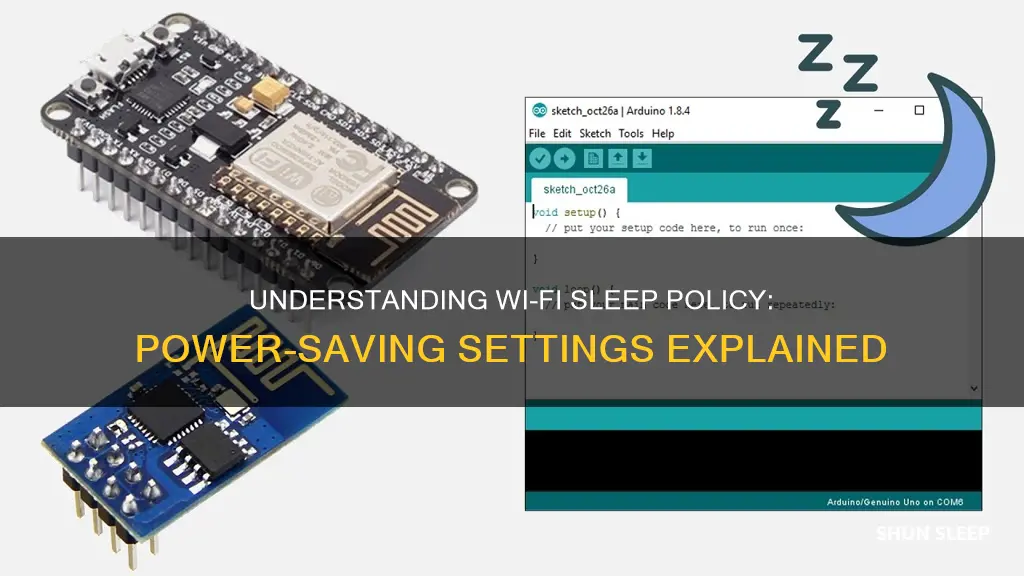 what does wifi sleep policy mean