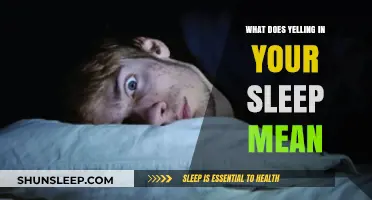 Yelling in Sleep: What Does It Mean?