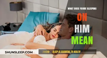 Sleeping on Him: What Does It Mean?