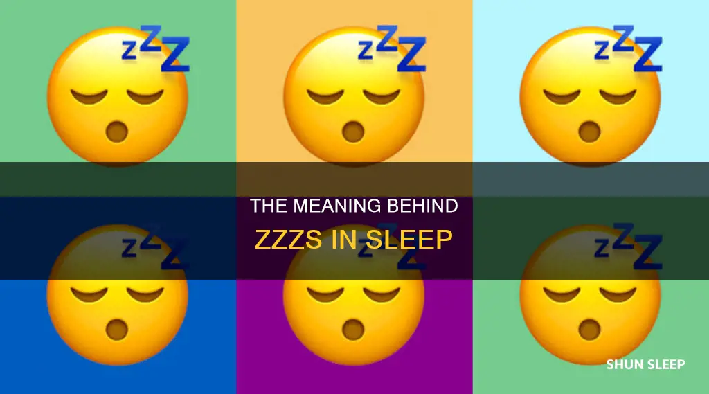 what does zzz mean in sleeping